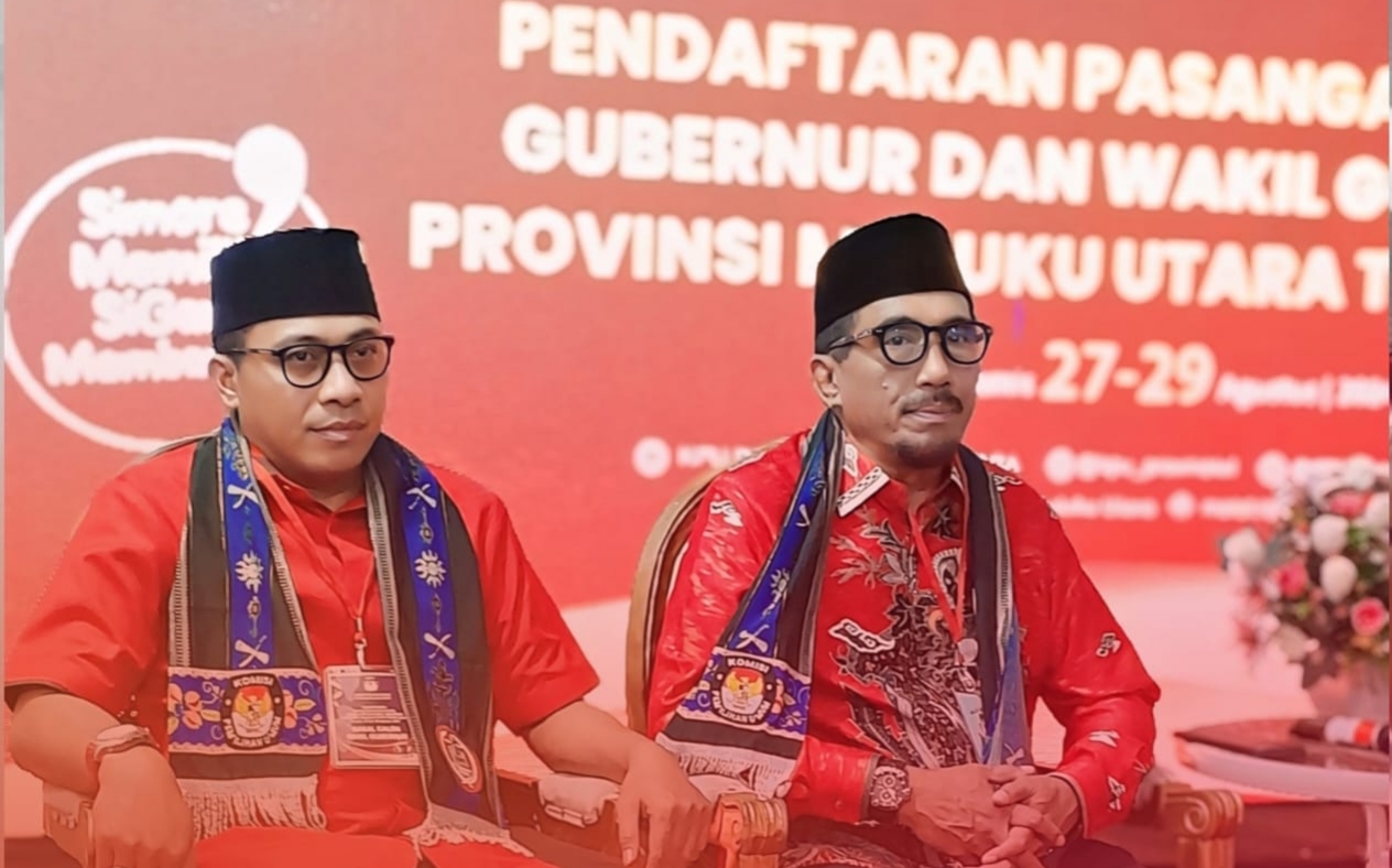 KPU Nyatakan Pasangan HAS Resmi Terdaftar sebagai Kontestan di Pilgub Malut